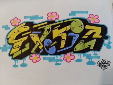 Graffiti Wall - Photo by Serk01