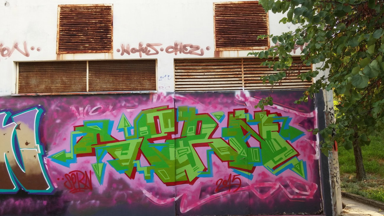 Graffiti Wall in Split - Photo by Sern (2015)