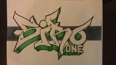 Graffiti Sketch - Photo by Sero - Sero, Siro, Nero (2013)