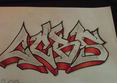 Graffiti Sketch - Photo by Sero - Sero, GCBS (2014)