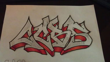 Graffiti Sketch - Photo by Sero - Sero, GCBS (2014)