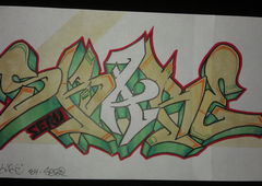 Graffiti Sketch - Photo by Sero - Sero, Skare, Battle (2014)