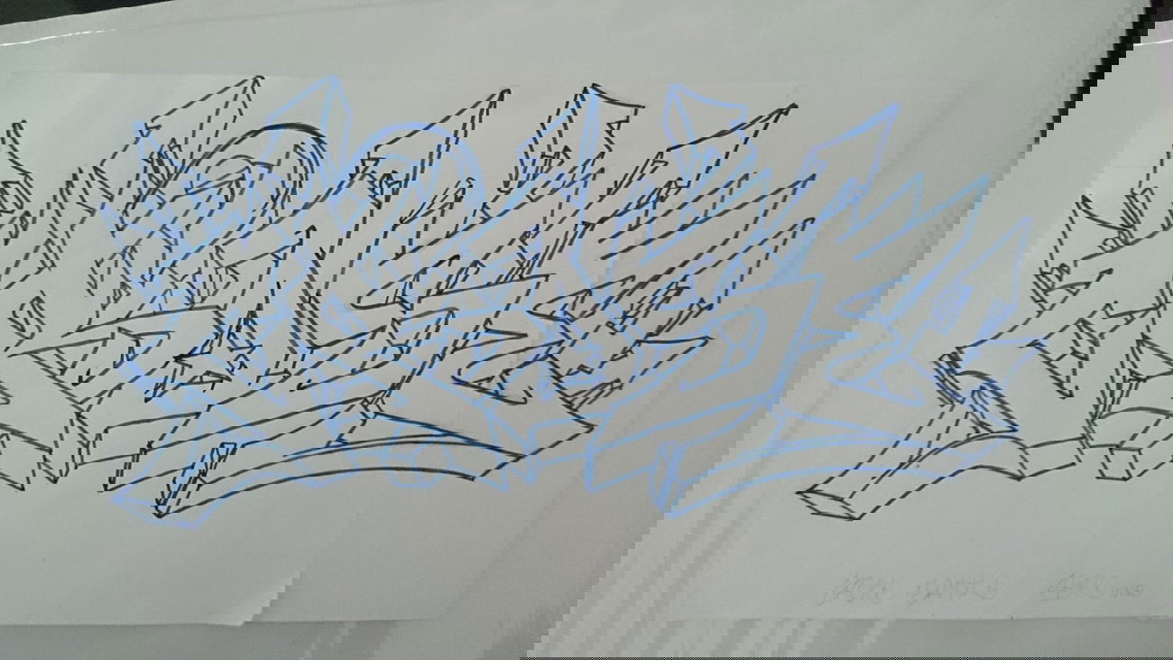 Graffiti Sketch - Photo by Sero - crose, battle, sero (2014)