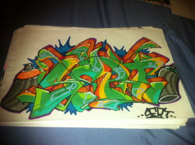 Graffiti Sketch - Photo by Sert (2013)