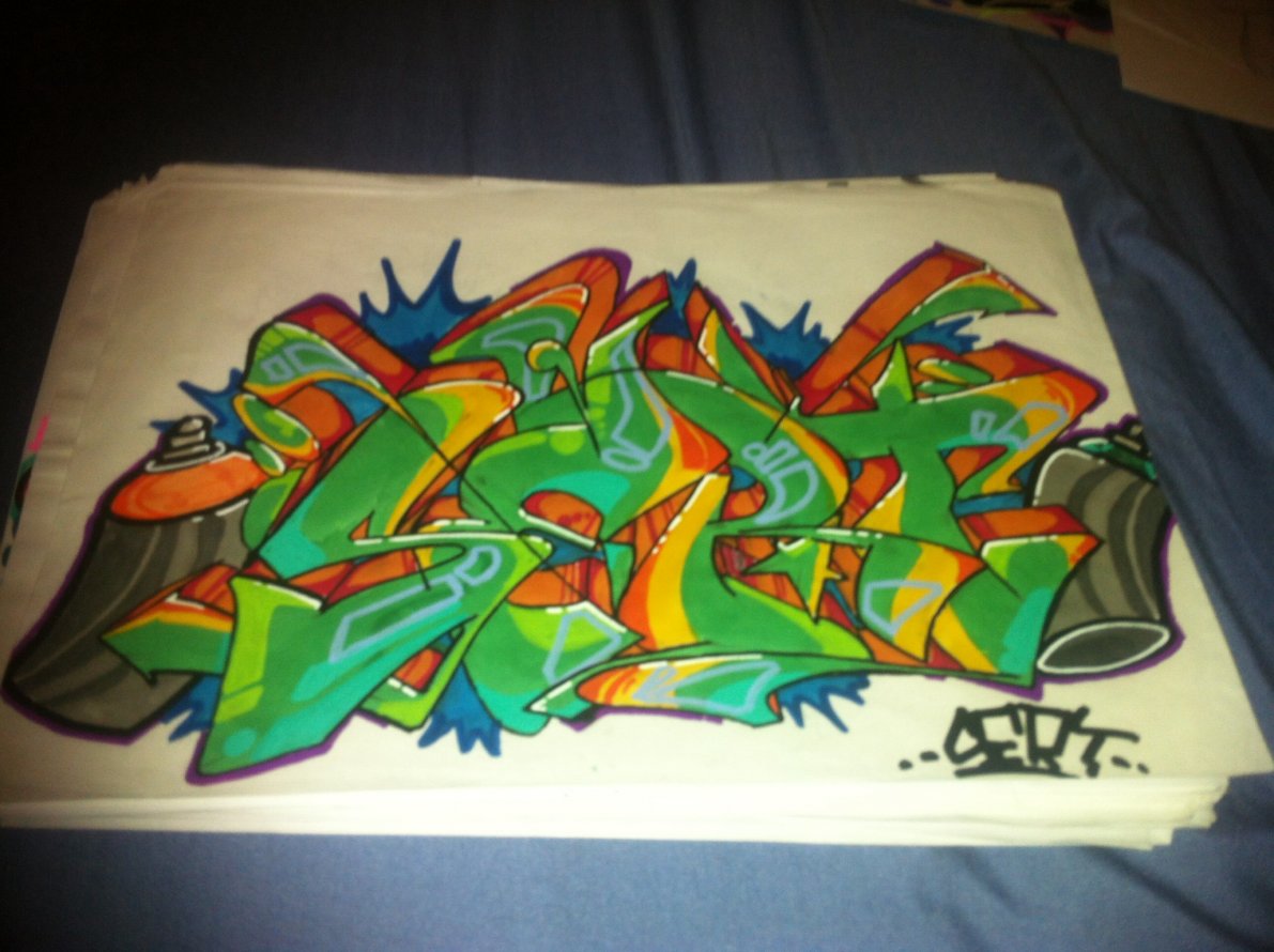 Graffiti Sketch - Photo by Sert (2013)
