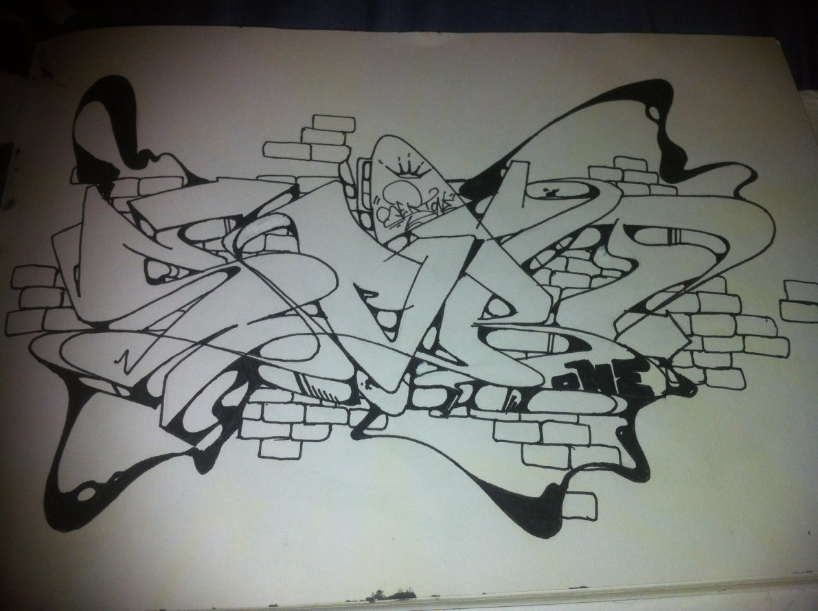 Graffiti Sketch - Photo by Sert (2013)