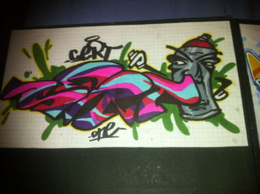 Graffiti Sketch - Photo by Sert (2013)