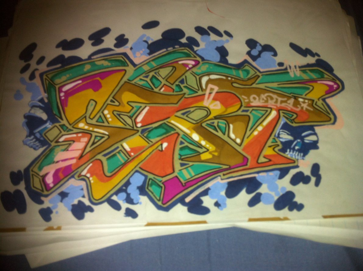 Graffiti Sketch - Photo by Sert (2013)