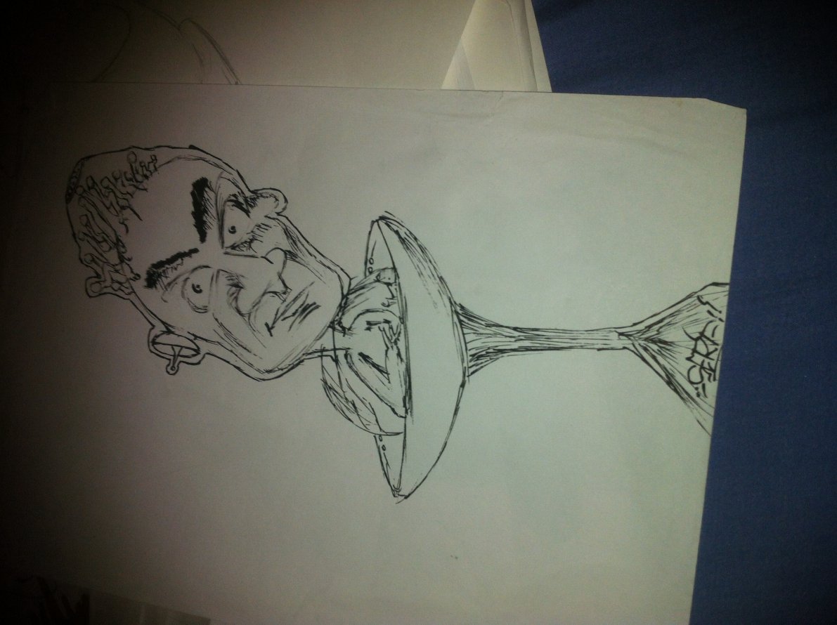 Graffiti Sketch - Photo by Sert (2013)