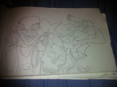 Graffiti Sketch - Photo by Sert (2013)