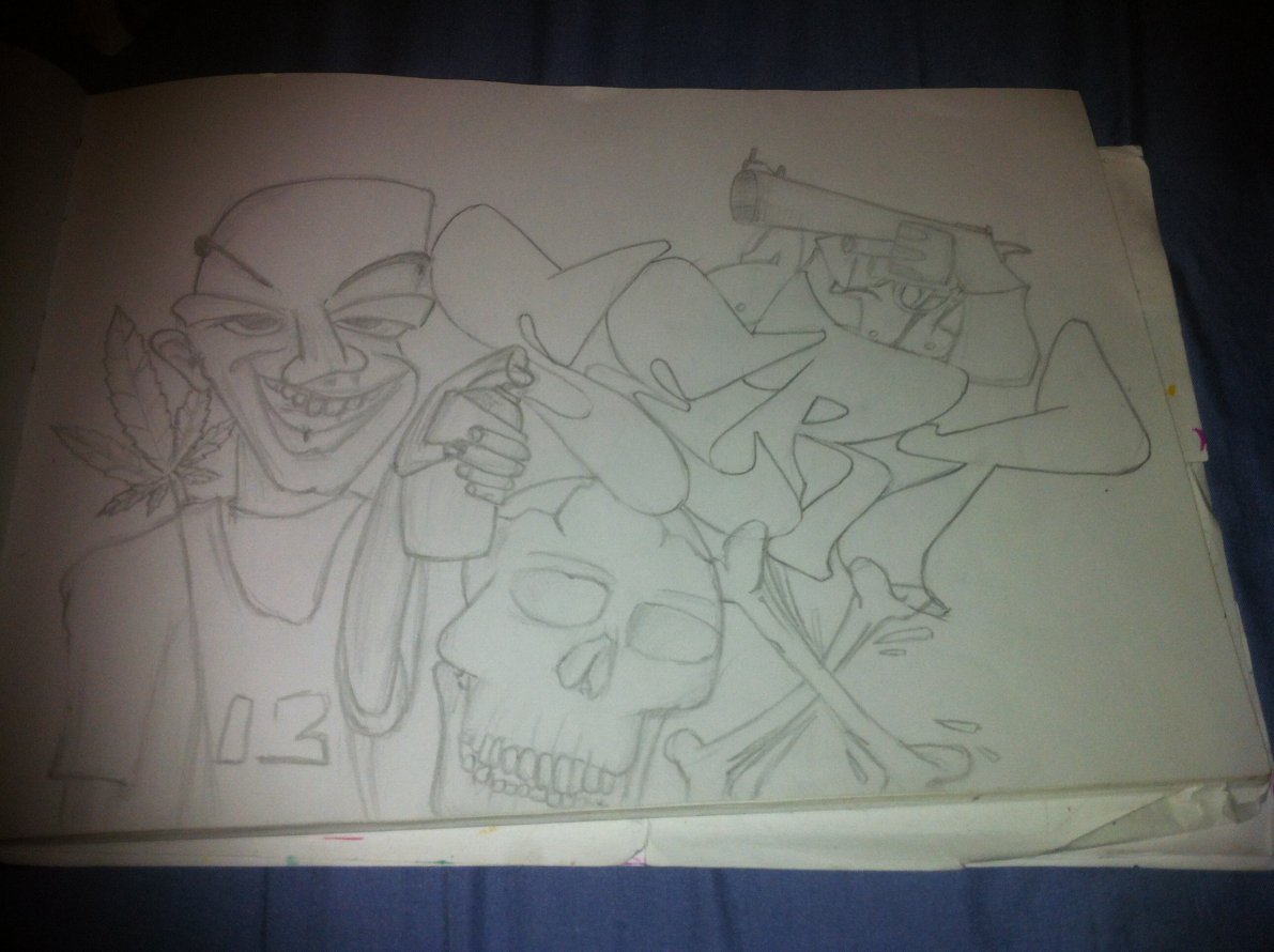 Graffiti Sketch - Photo by Sert (2013)