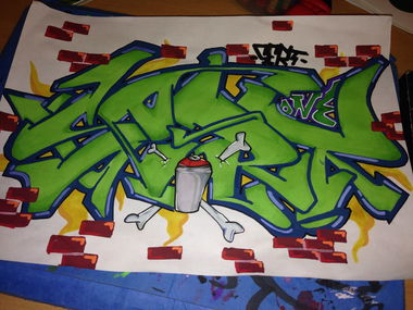 Graffiti Sketch - Photo by Sert - sert, one (2014)
