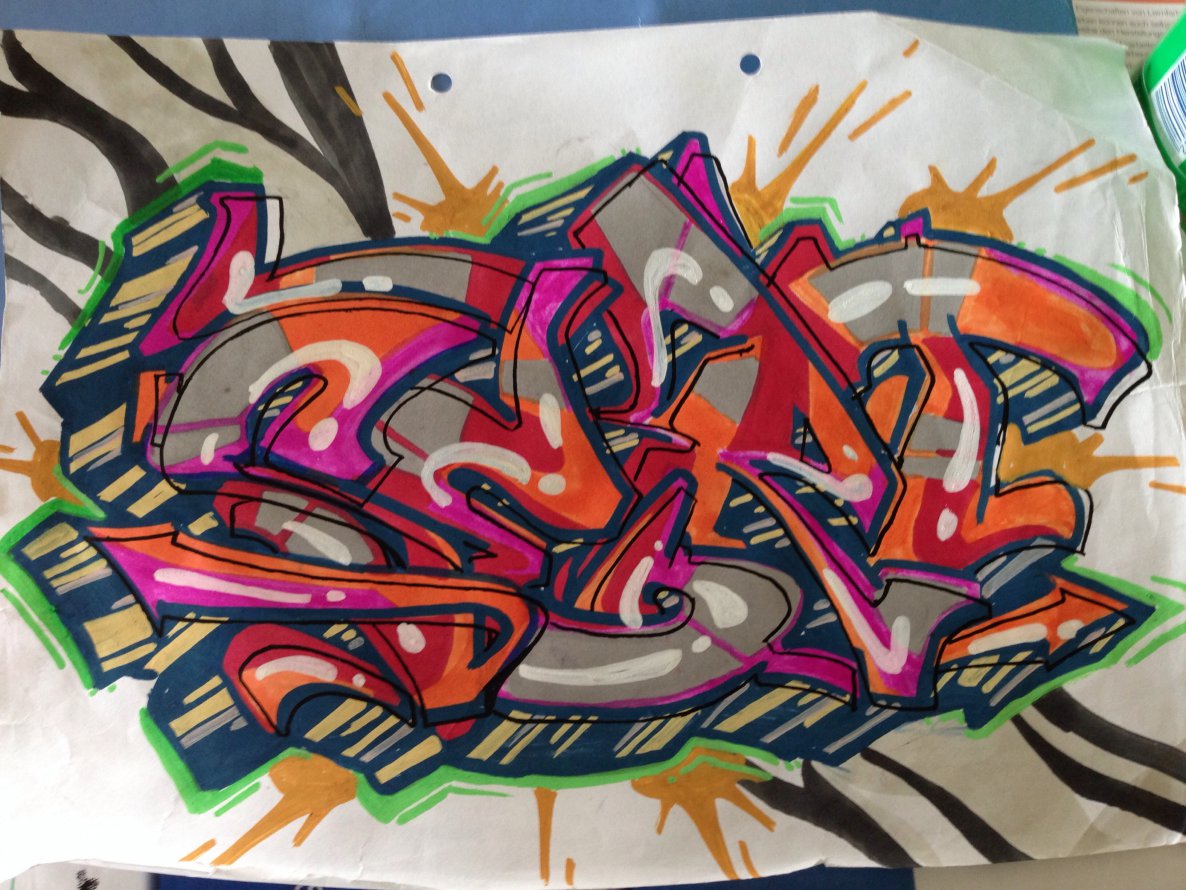 Graffiti Sketch - Photo by Sert (2014)
