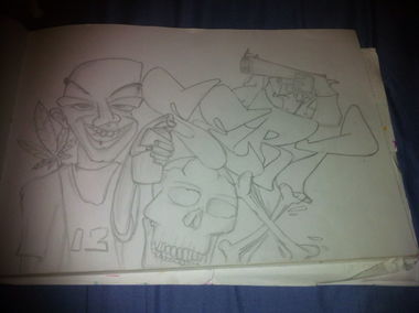 Graffiti Sketch - Photo by Sert (2013)