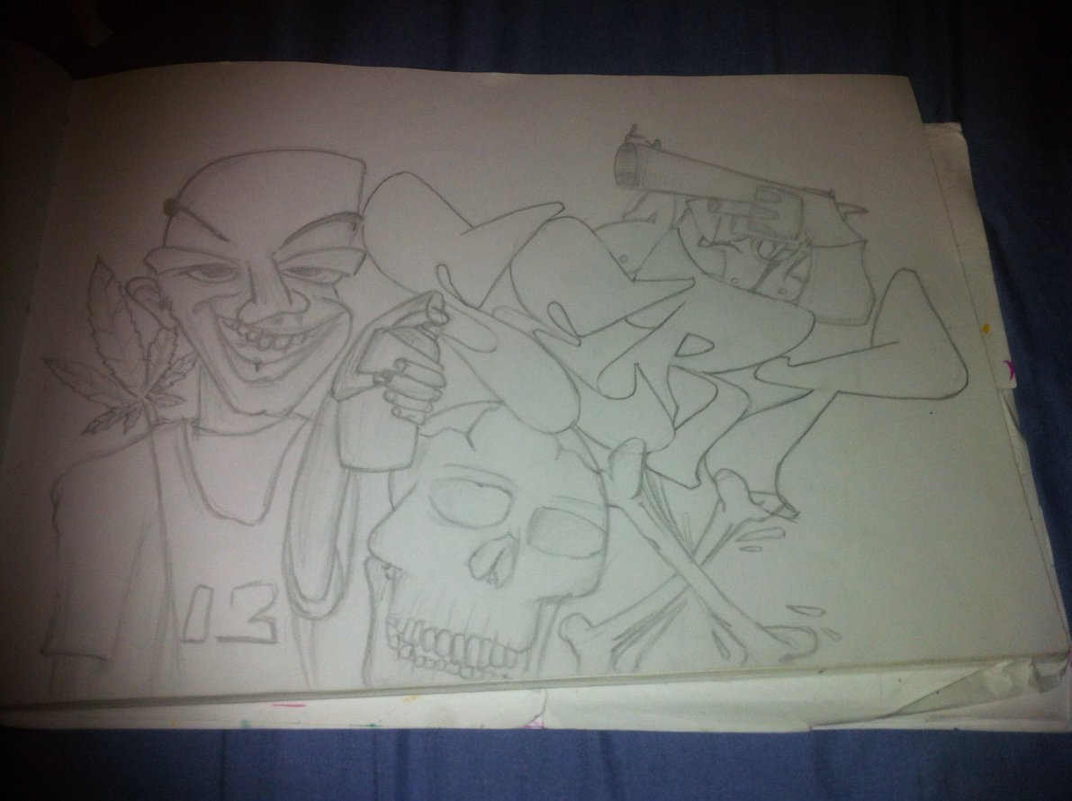 Graffiti Sketch - Photo by Sert (2013)