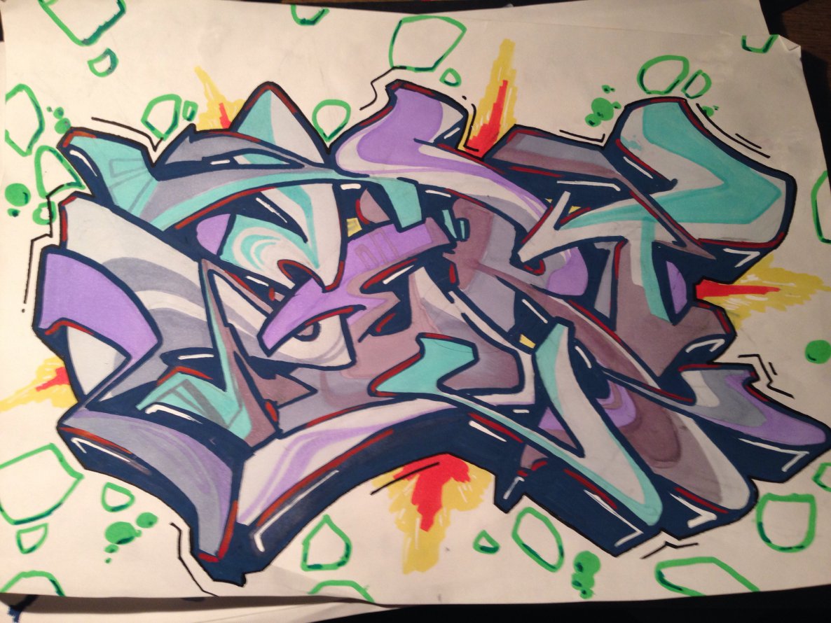 Graffiti Sketch - Photo by Sert (2014)