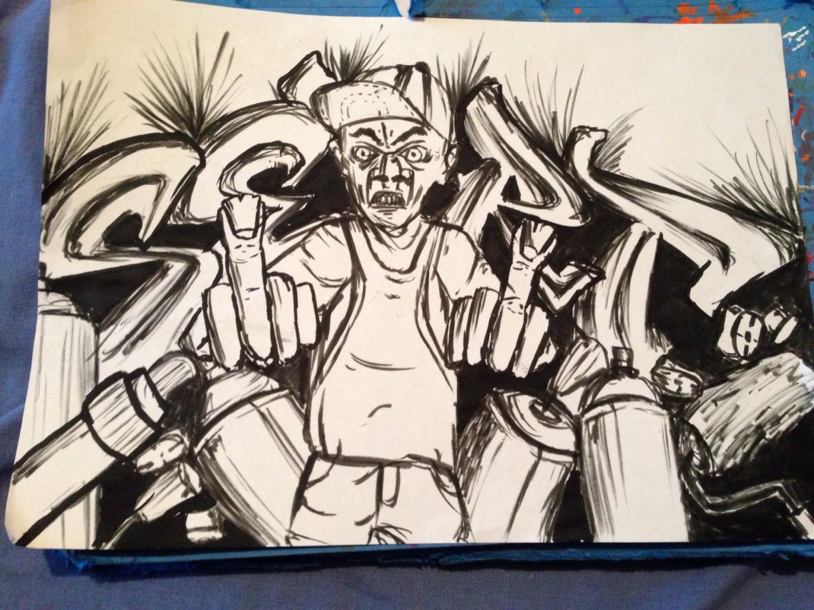 Graffiti Sketch - Photo by Sert (2014)