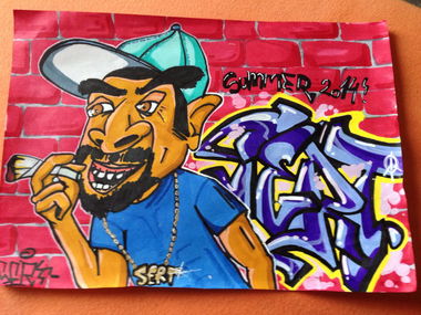 Graffiti Sketch - Photo by Sert