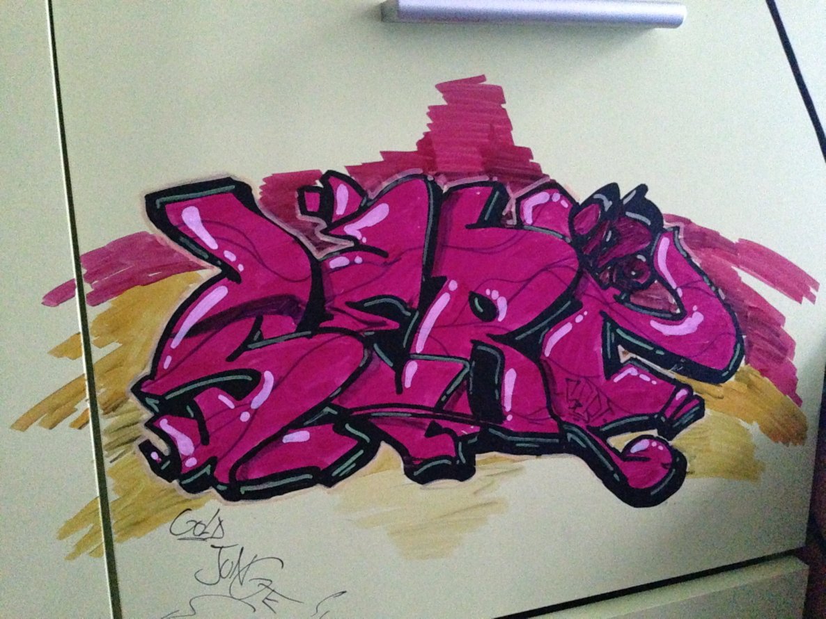 Graffiti Sketch - Photo by Sert (2014)