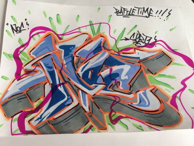 Graffiti Sketch - Photo by Sert