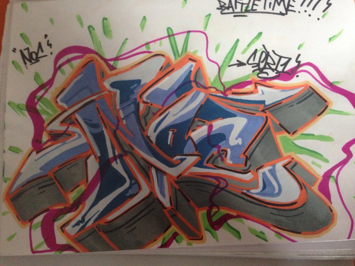 Graffiti Sketch - Photo by Sert