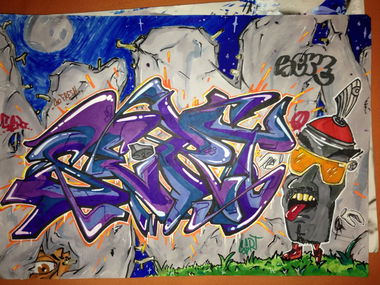Graffiti Sketch - Photo by Sert (2014)