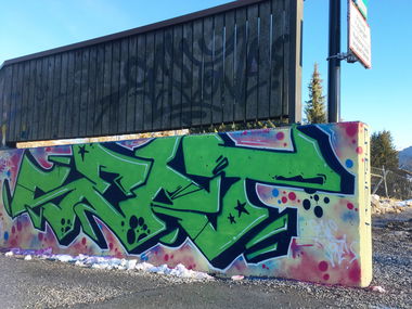 Graffiti Bombing in Österreich - Photo by Sert - hiphop (2019)