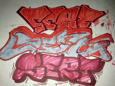Graffiti Sketch - Photo by Sert (2014)