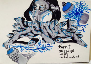 Graffiti Sketch - Photo by ServusOne - servus, one, fear (2014)