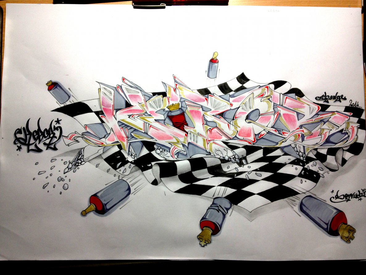 Graffiti Sketch - Photo by ServusOne - servus (2014)