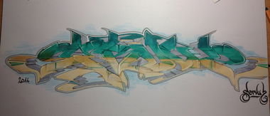 Graffiti Sketch - Photo by ServusOne (2014)