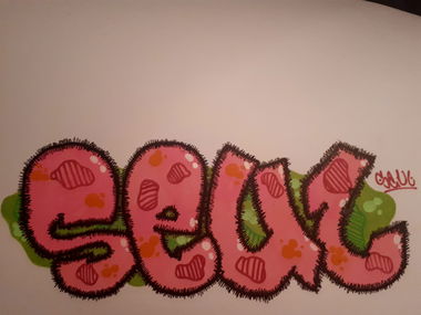 Graffiti Sketch - Photo by Seulone - SEUL, WCR, 629