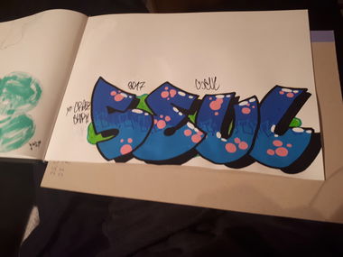 Graffiti Sketch - Photo by Seulone - seulwcr (2017)