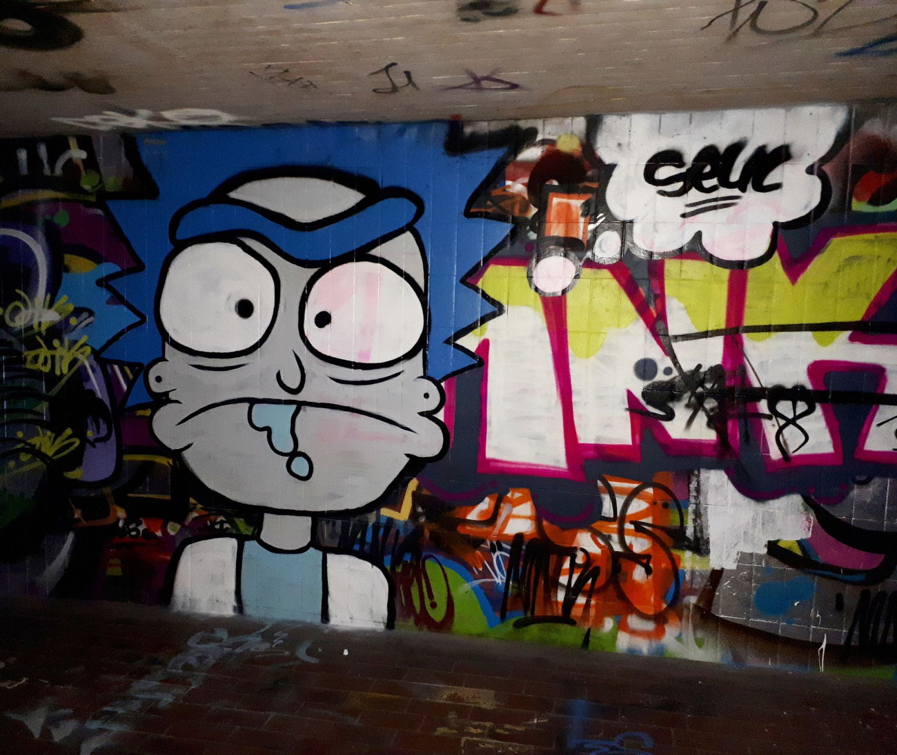 Graffiti Wall - Photo by Seulone - Seul, wcr, rick