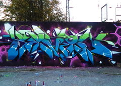 Graffiti Wall - Photo by SevenSeagal - seven, wkm, hamburg (2014)