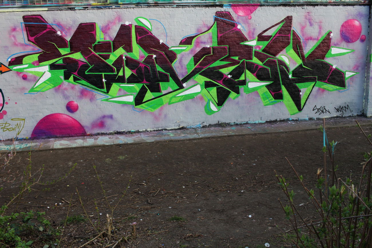 Graffiti Wall - Photo by SevenSeagal - seven, wkm, hamburg (2015)
