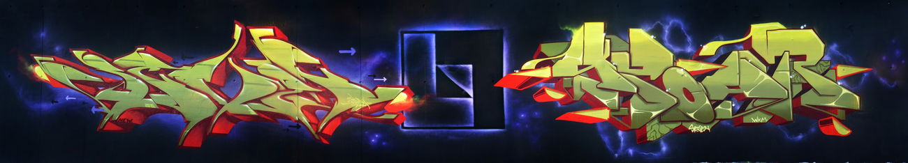 Graffiti Wall in Hamburg - Photo by SevenSeagal - spoare, spoare153, seven (2015)