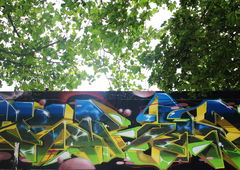 Graffiti Wall in Hamburg - Photo by SevenSeagal - seven, wkm (2015)