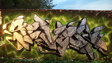 Graffiti Wall - Photo by SevenSeagal - seven, wkm, hamburg (2014)
