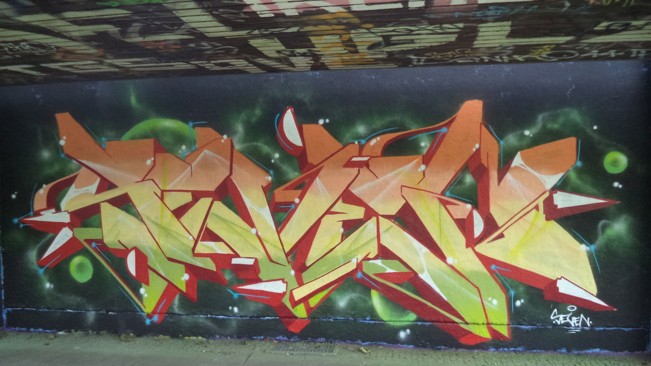 Graffiti Wall - Photo by SevenSeagal - seven, wkm, hamburg (2014)