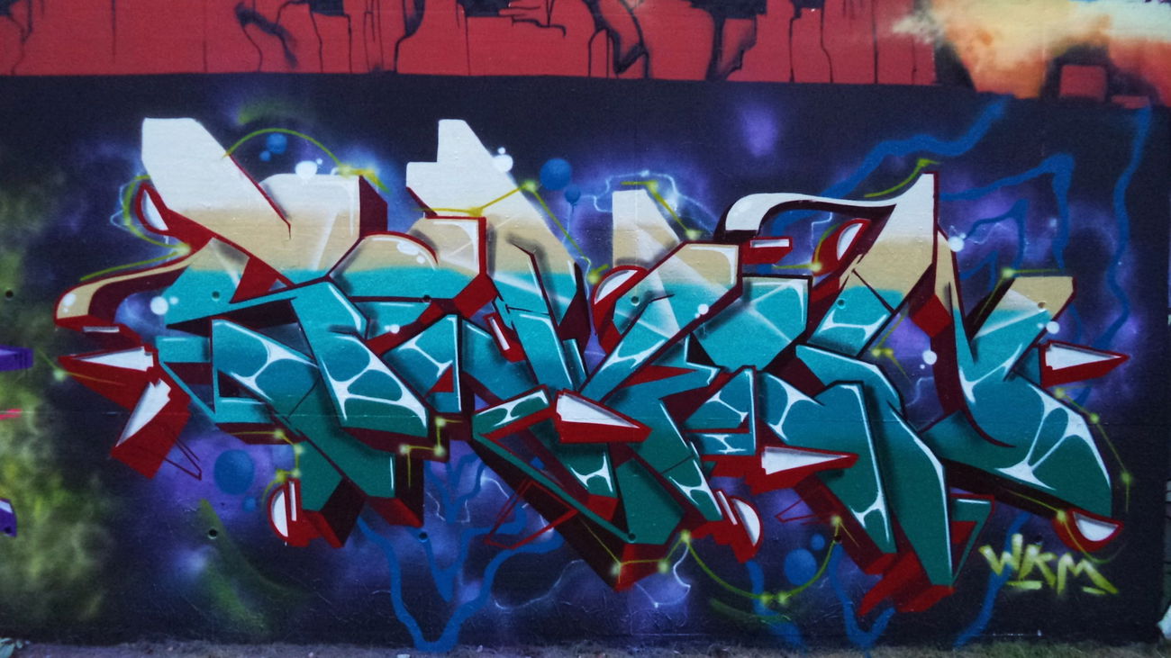 Graffiti Wall - Photo by SevenSeagal - seven, wkm, hamburg (2014)