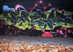 Graffiti Wall in Hamburg - Photo by SevenSeagal - seven, wkm, hamburg (2015)