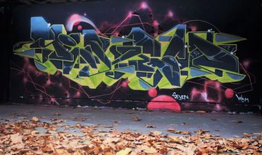 Graffiti Wall in Hamburg - Photo by SevenSeagal - seven, wkm, hamburg (2015)