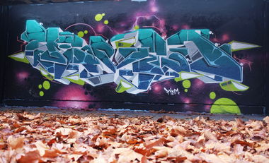 Graffiti Wall in Hamburg - Photo by SevenSeagal - seven, wkm (2015)