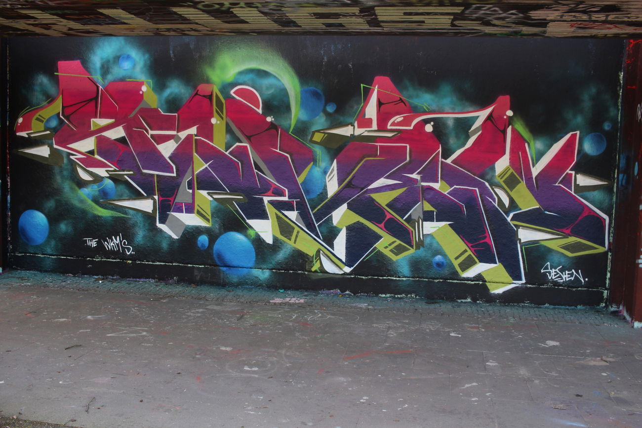 Graffiti Wall - Photo by SevenSeagal - seven, wkm, hamburg (2015)