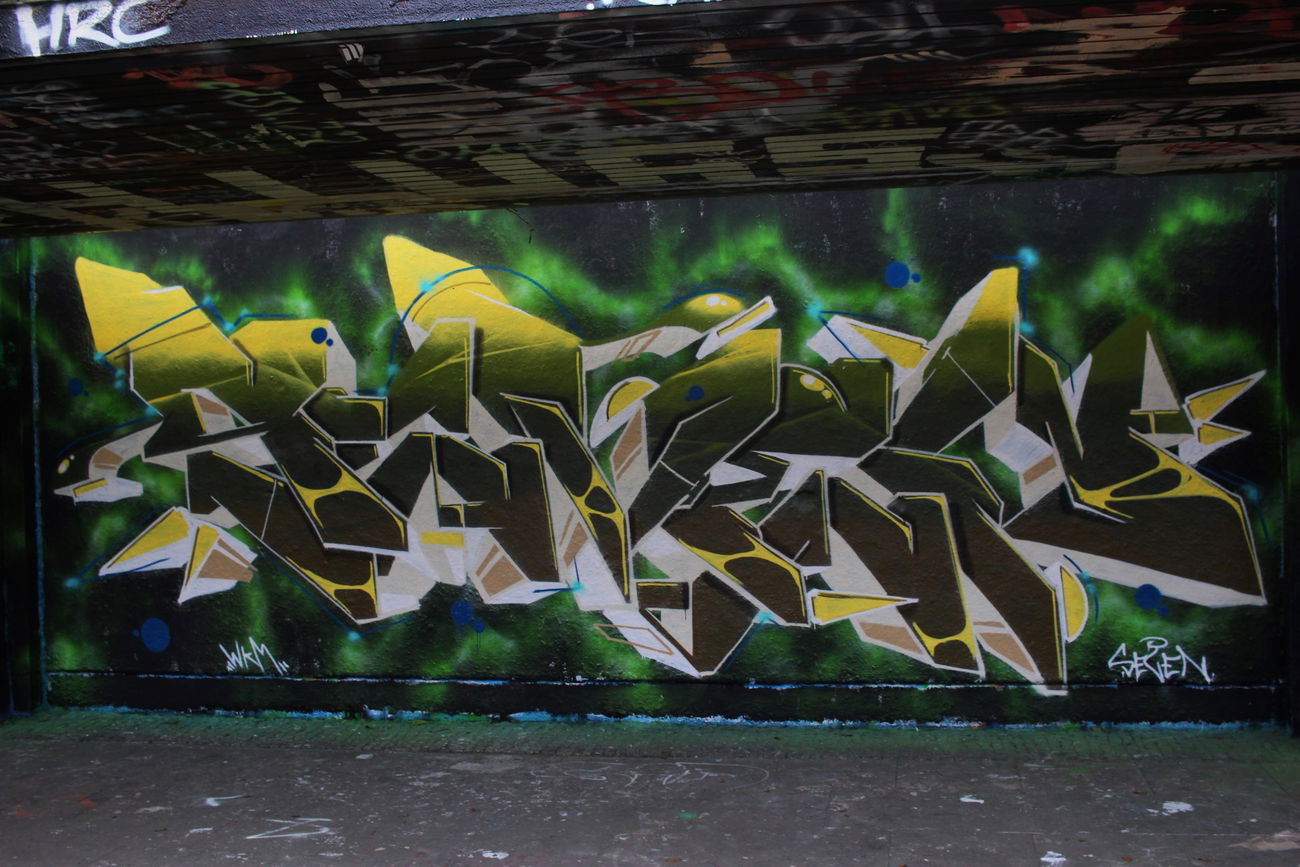 Graffiti Wall - Photo by SevenSeagal - seven, wkm, hamburg (2015)