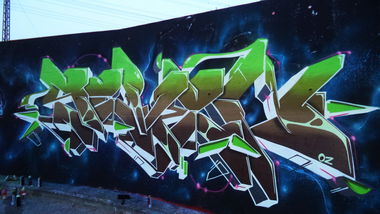 Graffiti Wall - Photo by SevenSeagal - seven, wkm, hamburg (2014)
