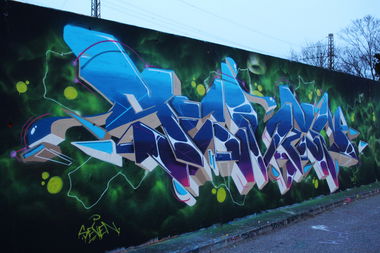 Graffiti Wall - Photo by SevenSeagal - seven, wkm, hamburg (2015)