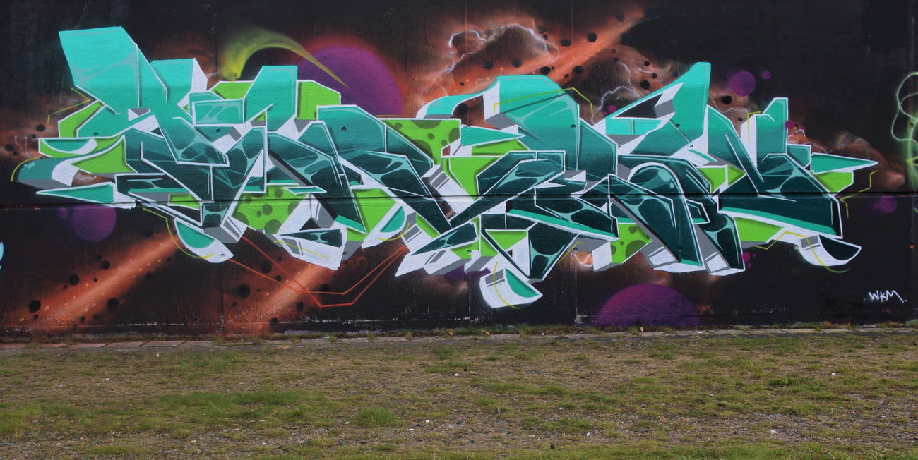 Graffiti Wall in Hamburg - Photo by SevenSeagal - seven, wkm, hamburg (2015)