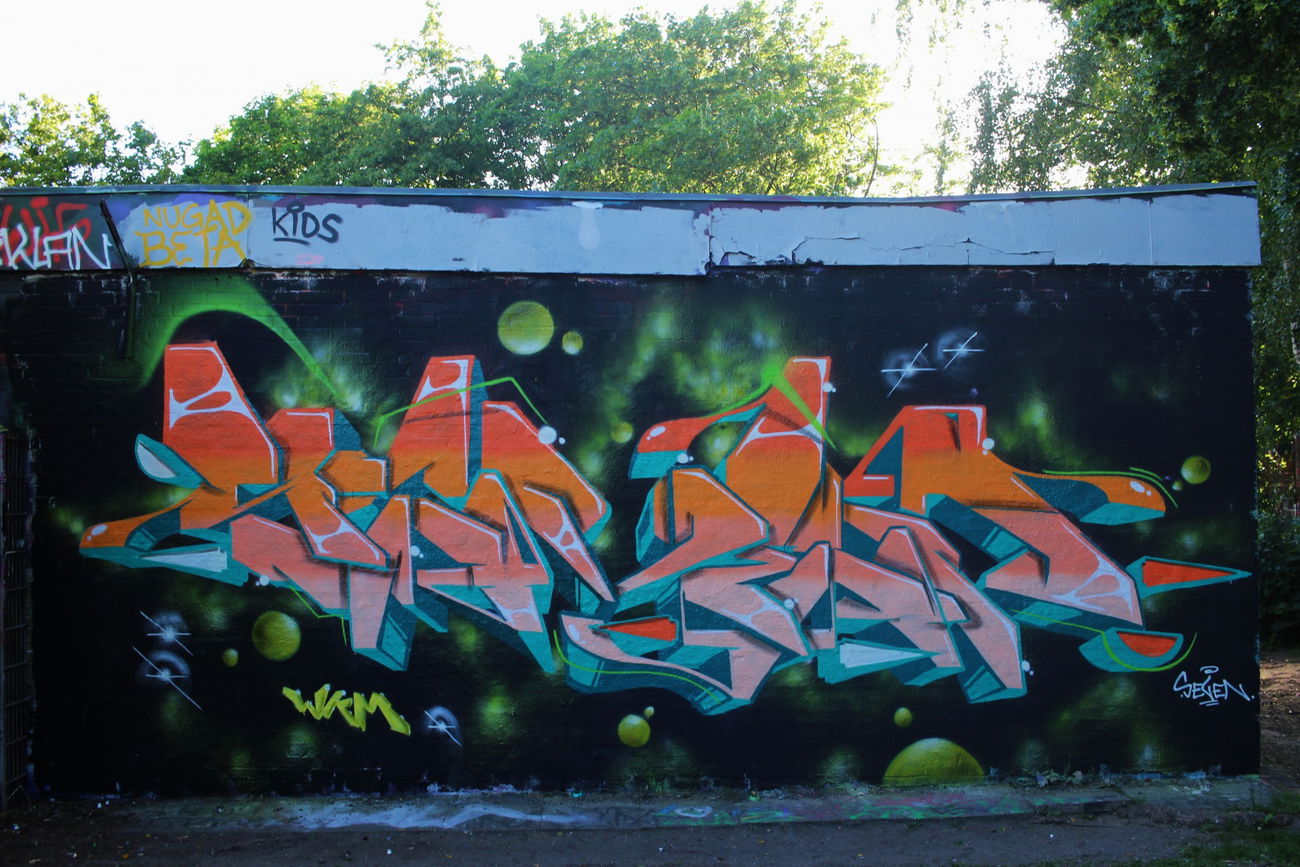 Graffiti Wall - Photo by SevenSeagal - seven, wkm, hamburg (2015)